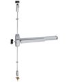 Trans Atlantic Co. 900 Series UL Listed Aluminum 36 Grade 1 Heavy Duty 3-Point Surface Vertical Rod Panic Exit Device ED-3VR931-AL